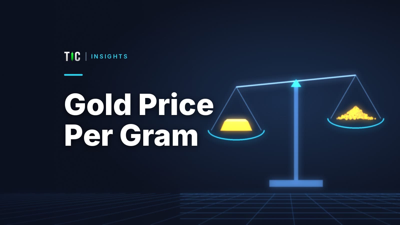 Cómo calcular el precio del oro por gramo a partir del precio por onza