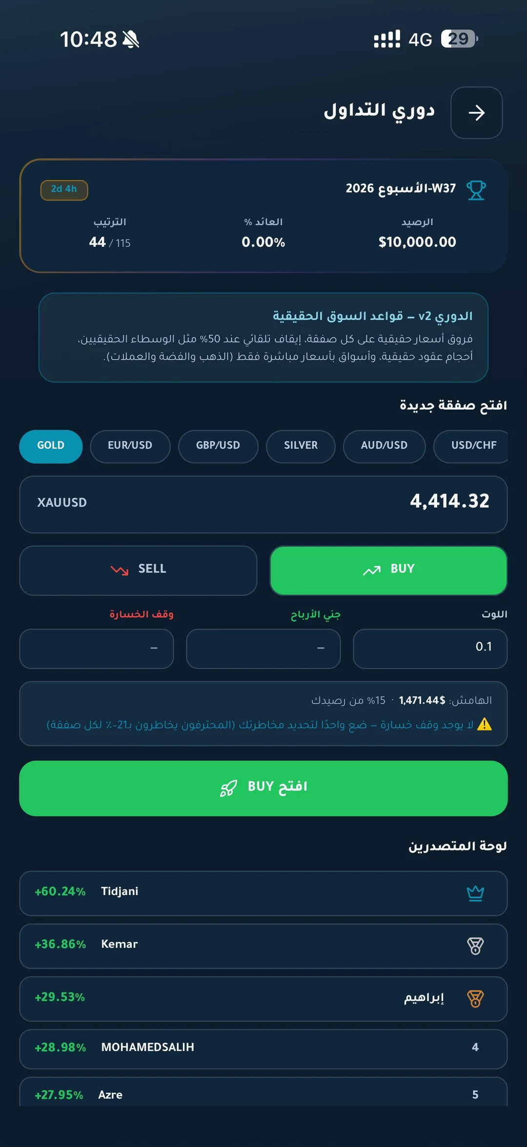 TIC · دوري التداول