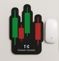 candlestick chart mouse pad for forex traders