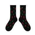 Black forex socks with candlestick pattern – Candle Drip™
